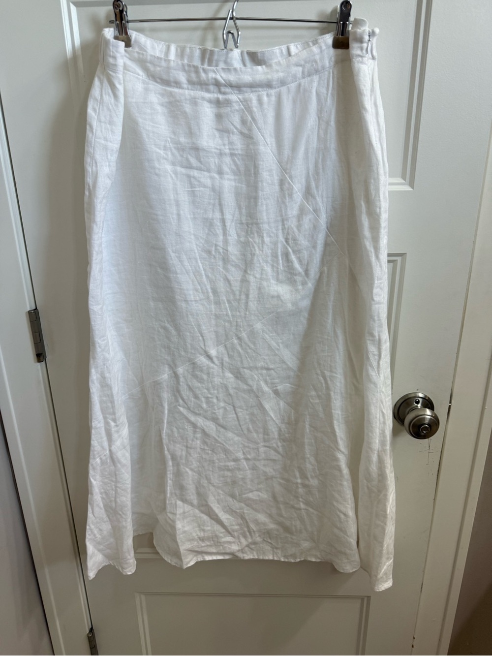 J. Jill White Linen Maxi Skirt